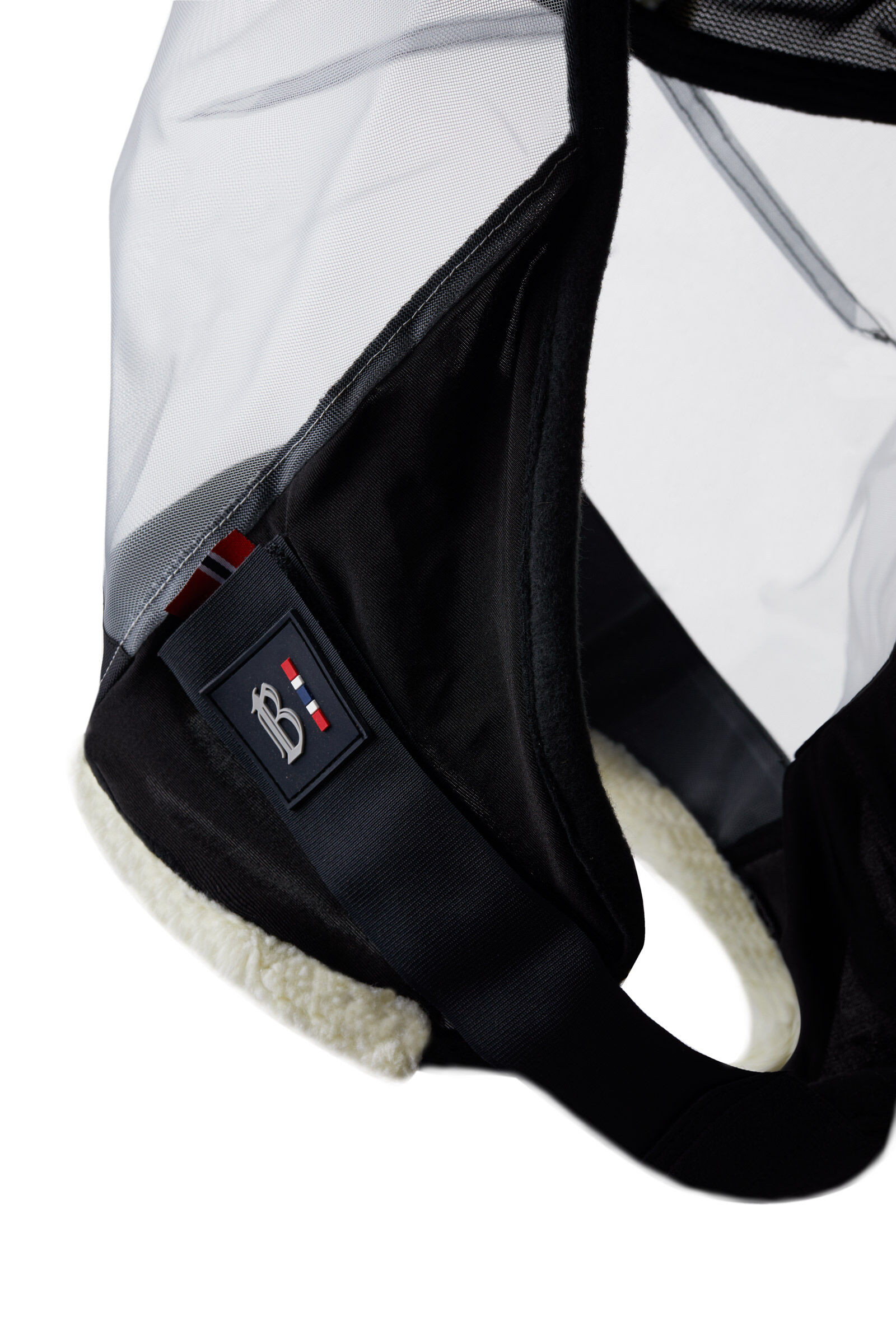 Masque anti-mouches B Vertigo Delux avec fausse fourrure Marine foncé Bleu Masque anti-mouches B Vertigo Delux avec fausse fourrure Marine foncé Bleu