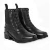 Boots Horze cuir Horze Kingston double fermeture éclair femme - Noir