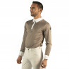 Polo homme Bankso manches longues Flags & Cup - Blanc