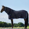 Couverture d'écurie sous-couche Horze Glasgow couvre-cou 250 g - Bleu foncé