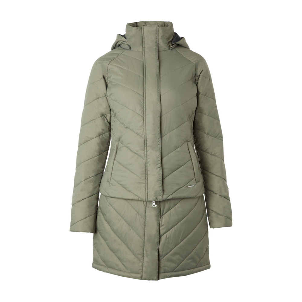 Parka Horze Aurora Pour Femme - Imperméable, Doublée, Jupe Amovible - Pour équitation Et Ville