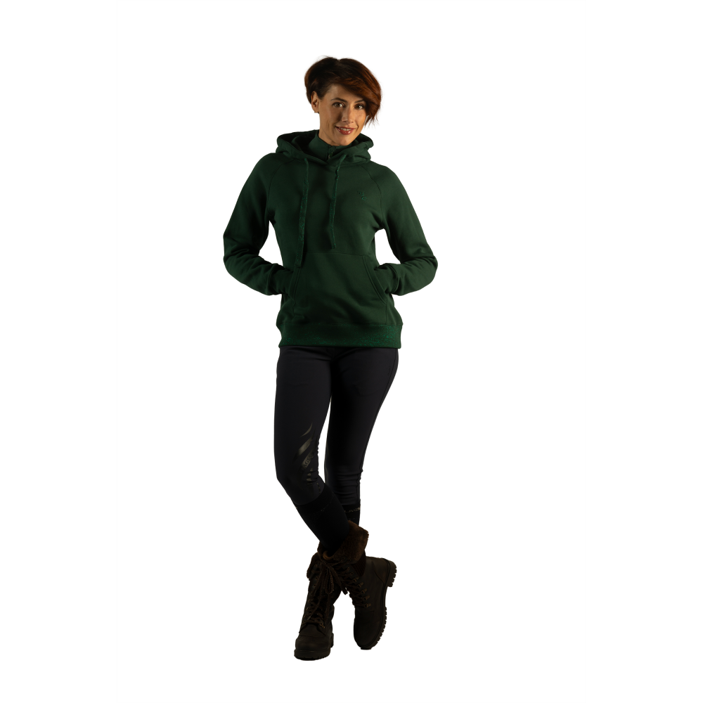 Sweat à capuche femme Classique noir LeMieux | OHLALA