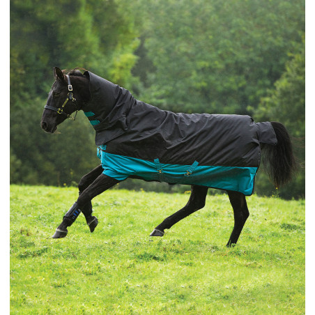 Couverture Horseware Mio All-in-One 200g Noir / turquoise