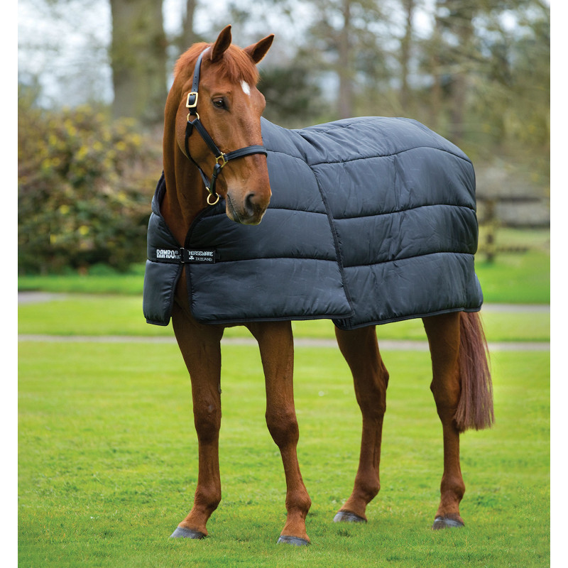 Housse De Cou Rambo Optimo Horseware - Taille Moyenne/grande, Bleu Marine, état Correct