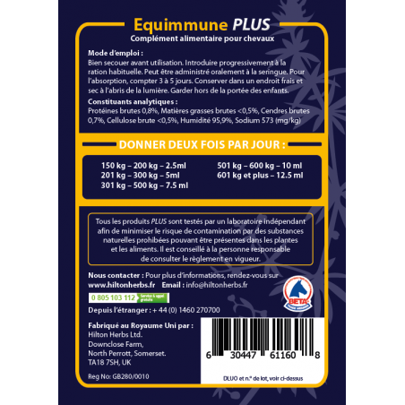 Equimmune Plus Compétition Hilton Herbs