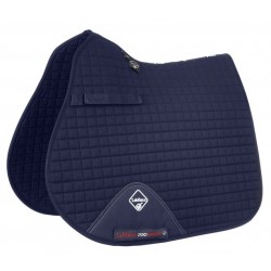Tapis De Selle Dressage LeMieux Mesh Air – Bambou, Maille Carbone, Léger – Taille L, Blanc, Pour Chevaux