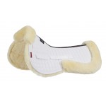 Amortisseur LeMieux Pro Half Pad - mouton Naturel / blanc Amortisseur LeMieux Pro Half Pad - mouton Naturel / blanc