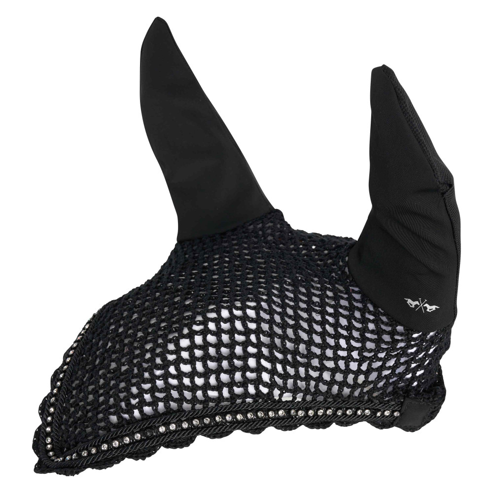 EquiFit Bonnet d'oreille Logo Cheval Noir