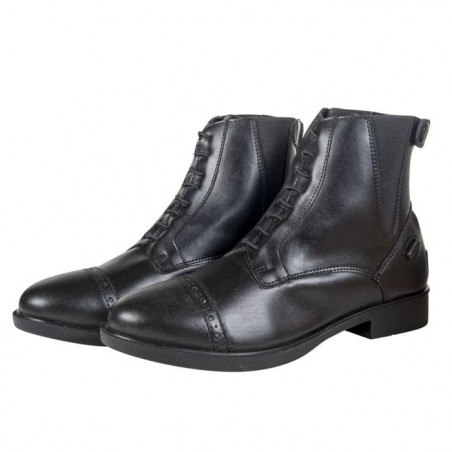 Boots en cuir synthétique Sheffield Style HKM Noir