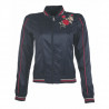 Blouson Fleur Style HKM - Bleu foncé