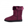 Bottes fourrées imperméables Davos Fur HKM - Rouge foncé
