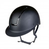 Casque Lady Shield HKM - Noir / noir brillant