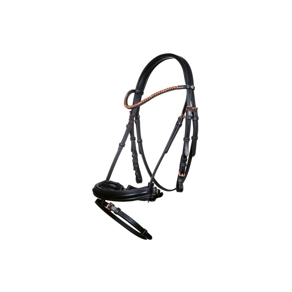 Bride D'assemblage En Métal HKM Support 63313000 - Rouge, Taille M - Pour Une Coupe Optimale Et Absorption Des Chocs