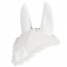 Bonnet anti-mouches HKM en coton - Blanc / blanc
