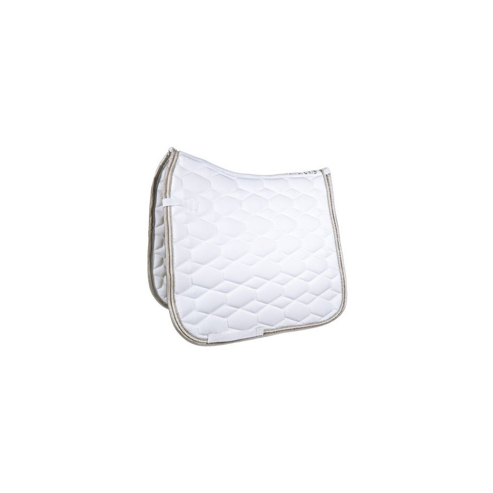 Tapis De Selle HKM Bergamo Beige – Polyvalent, Respirant & Anti-Transpiration Pour Cheval