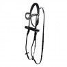 Bridon sans mors Funny Horses, pour les chevaux en bois HKM - Noir