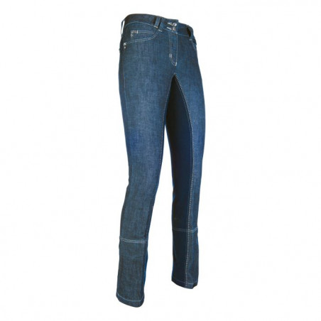 Pantalon Jodhpur Miss Blink fond intégral Alos HKM Bleu jeans / bleu foncé