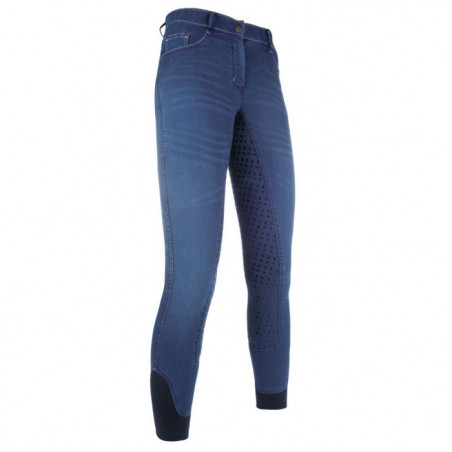 Pantalon Summer Denim Easy fond 3/4 en silicone HKM Bleu jean