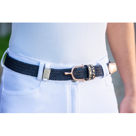 Ceinture élastique Rosegold Glamour Style HKM