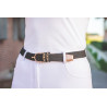 Ceinture élastique Rosegold Glamour Style HKM - Noir