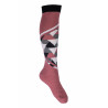 Chaussettes Barcelona HKM - Rouge / noir