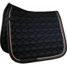 Tapis Rosegold Glamour Style HKM - Noir / or rose