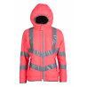 Veste femme Reflective HKM - Pink néon