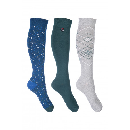 Chaussettes Florida HKM lot de 3