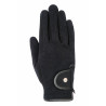 Gants Professional Nubuk HKM - Noir / noir