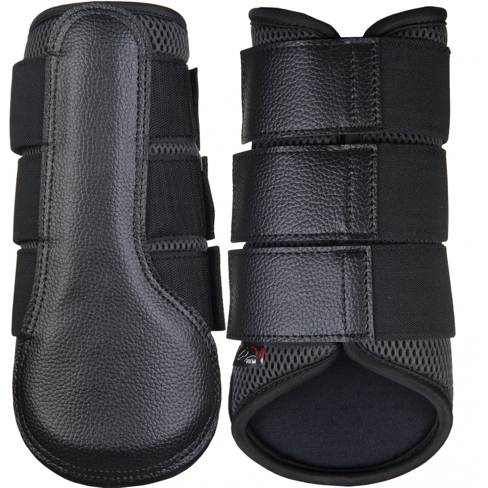 HKM Guêtres Pour Pattes Avant Cheval Qualité Supérieure - Softoprene Avec Coque Plastique Et Rembourrage Confort