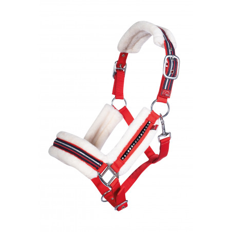 Licol Equine Sports Style HKM Rouge