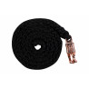 Longe Berry avec mousqueton antipanique HKM - Noir / or rose