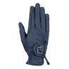 Gants Competition HKM - Bleu foncé / rose