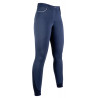 Pantalon Equilibrio Style fond intégral en silicone HKM - Bleu foncé