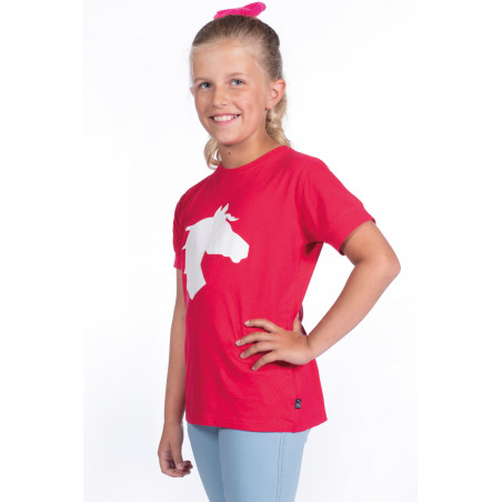 T-shirt Bibi&Tina Horse HKM Rouge