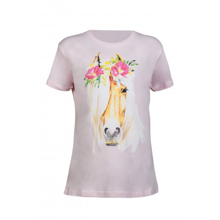 T-shirt enfants Flower Horse HKM Rose