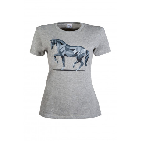 T-shirt Graphical Horse HKM Gris clair / mélange