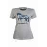 T-shirt Graphical Horse HKM - Gris clair / mélange