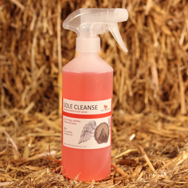 Red Horse Sole Cleanse Hoof disinfectant spray for horses