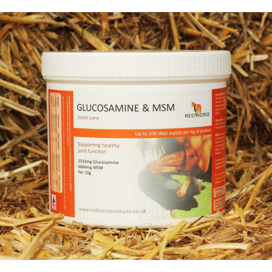 Glucosamine & MSM Red Horse Products Glucosamine Cheval en Poudre
