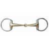 Mors à olive 16 mm maillechort et anneaux inox HKM - Couleur indicative