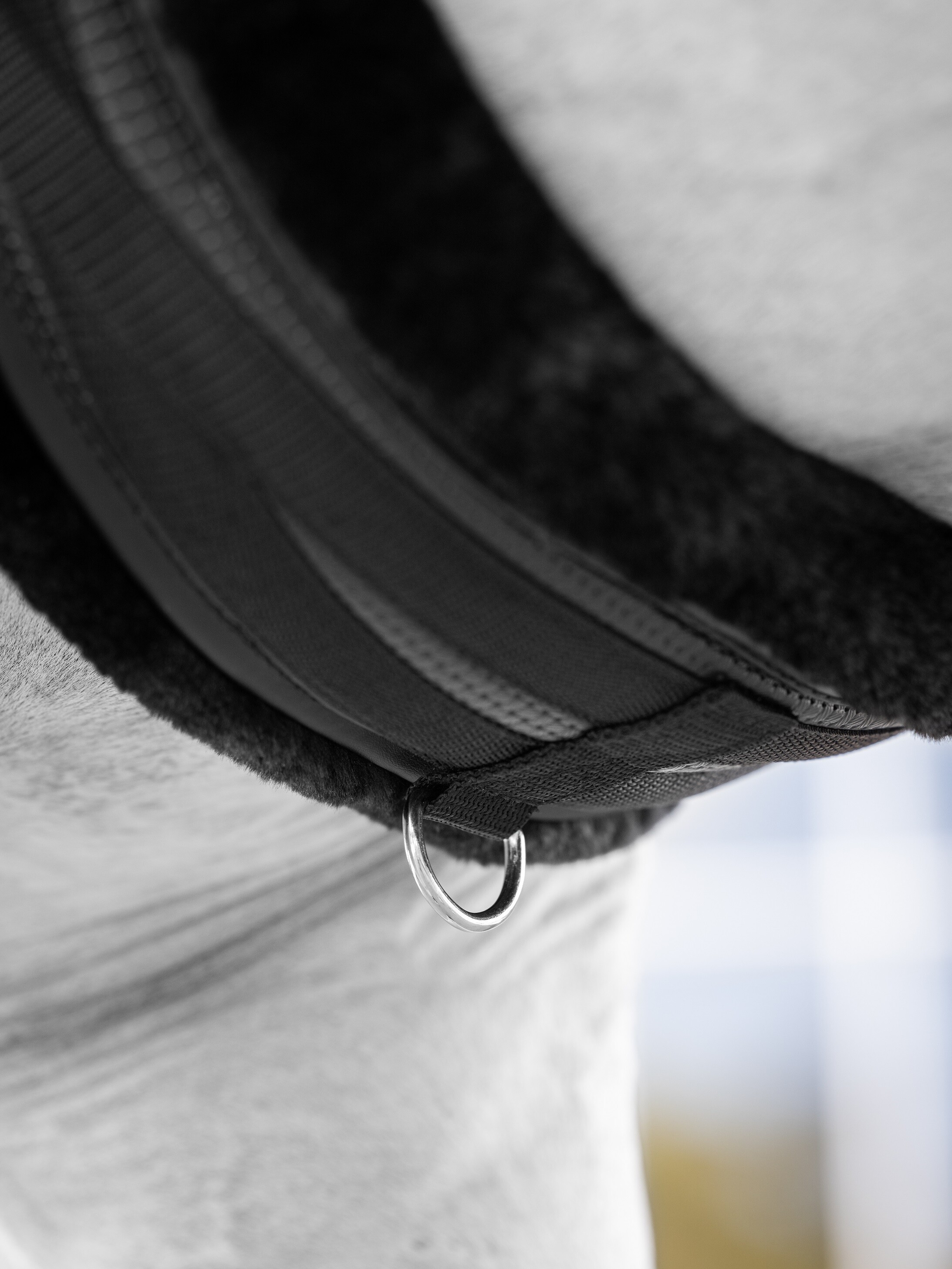 Sangle LeMieux doublée mouton anatomique Marron / marron