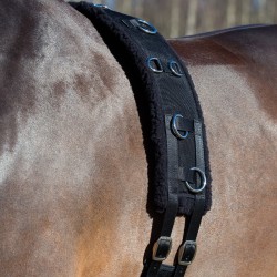 AOXVIA Pagaie d'équitation en cuir synthétique pour chevaux avec