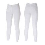 Horze Women's Active Silicone Grip Full Seat Breeches White Horze Women's Active Silicone Grip Full Seat Breeches White