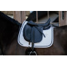 Tapis de selle Glitter Rope dressage Kentucky - Blanc / noir