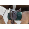 Tapis de selle Skin Friendly Velvet dressage Kentucky - Vert sapin