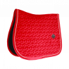 Tapis de selle Velvet jumping Kentucky - Rouge