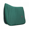 Tapis de selle Velvet Pearls dressage Kentucky - Vert sapin