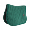 Tapis de selle Velvet Pearls jumping Kentucky - Vert sapin
