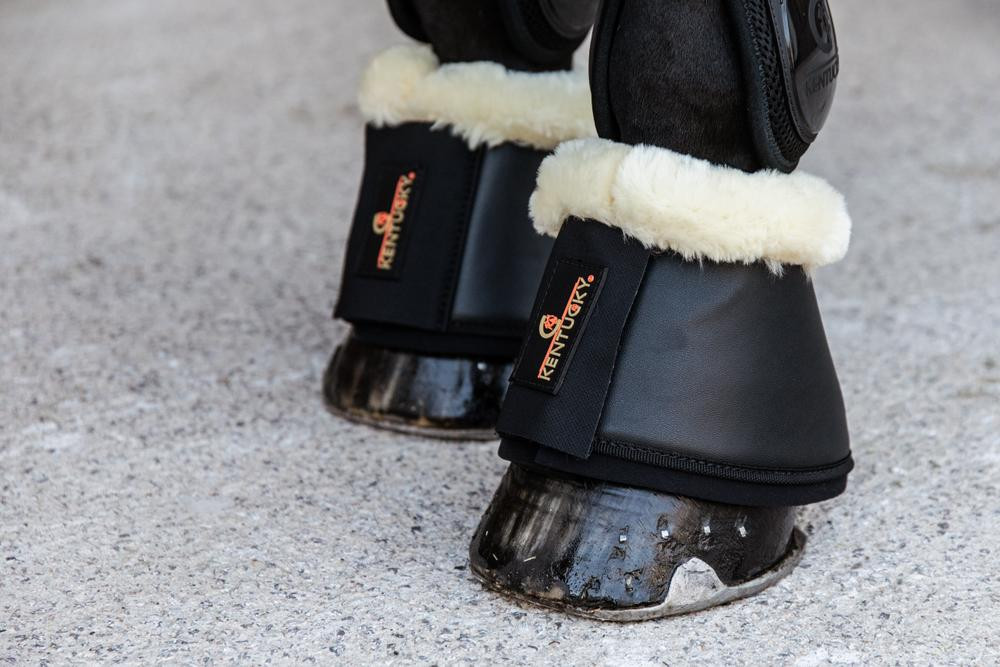 Cloches mouton en cuir Kentucky Noir/noir Cloches mouton en cuir Kentucky Noir/noir